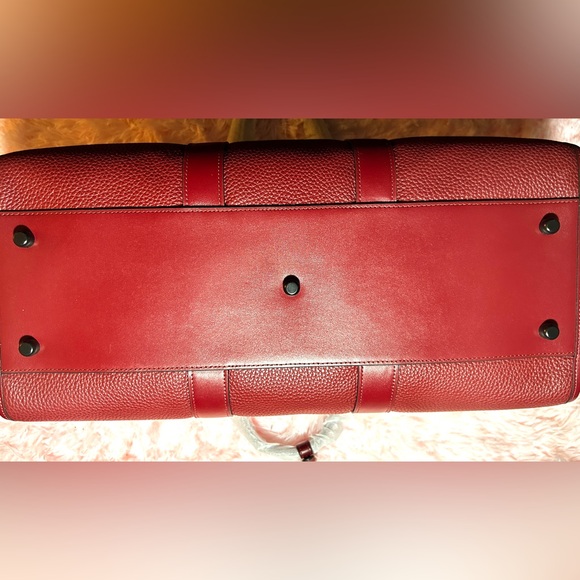 COACH GOTHAM DUFFLE 45/DARK RUBY - Picture 6 of 11